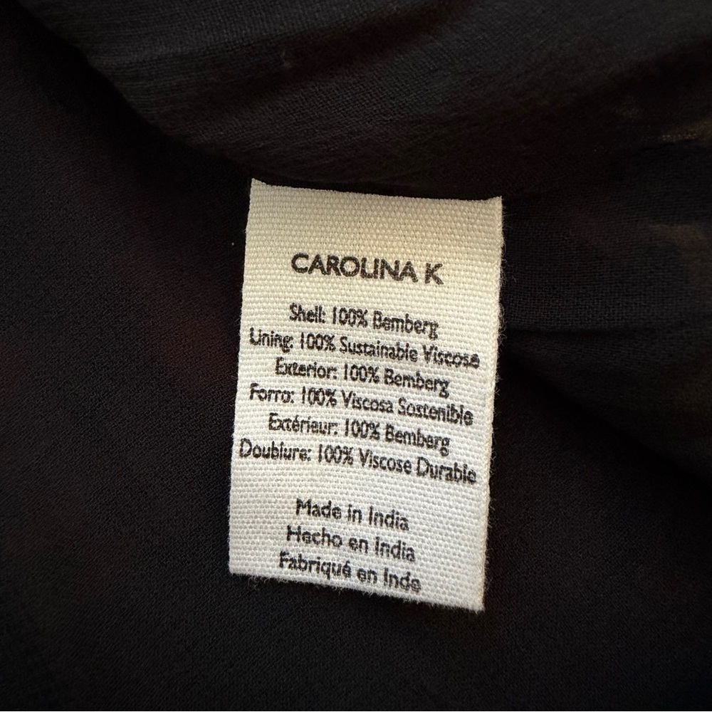Carolina K NWT Terra Blazer Size M Animal Print Lightweight Floral Colorful - Picture 6 of 7